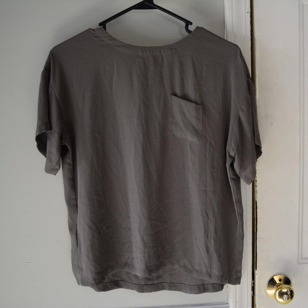 LOFT silk T-shirt